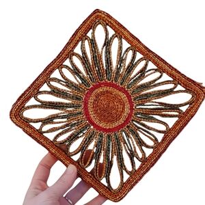 *2 for $20* 70's style Trivet/ Hot Pad/ Pot Holder/ Coaster